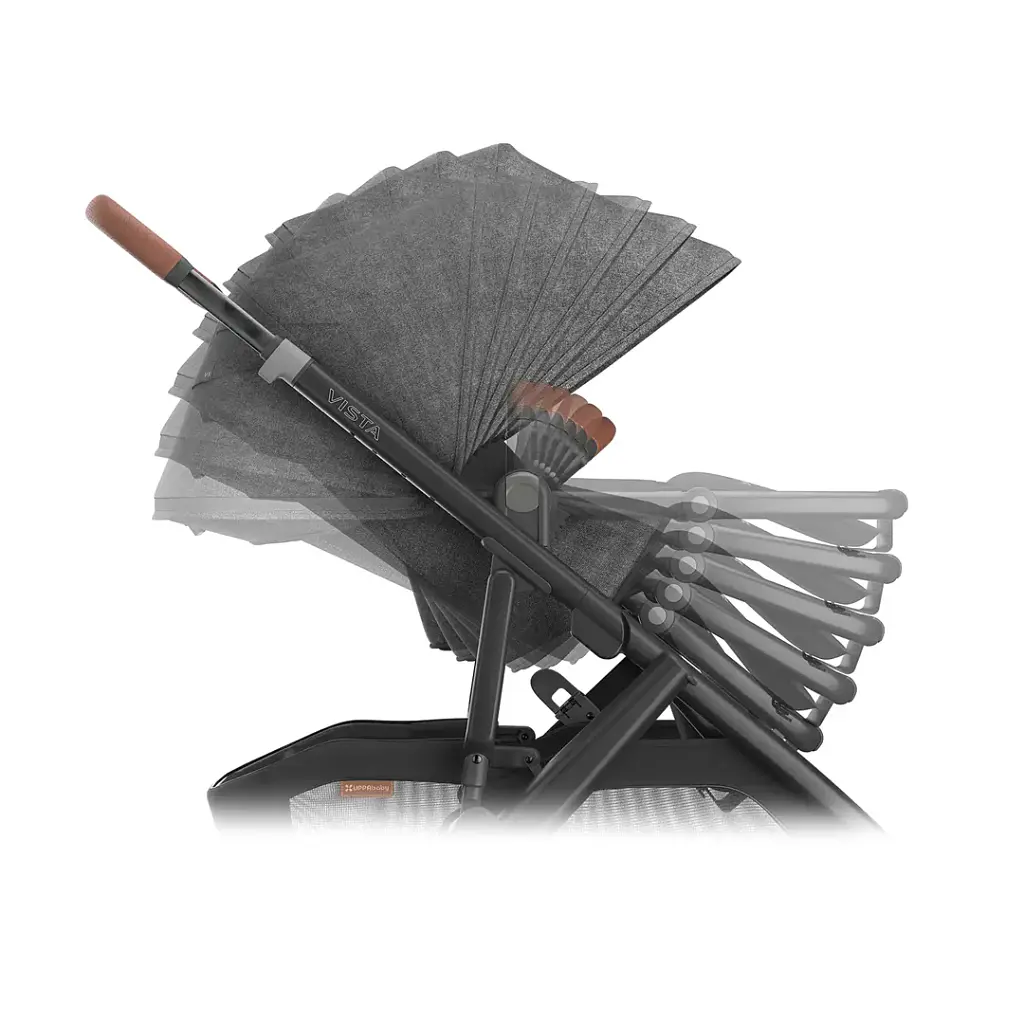 Універсальна коляска 2 в 1 Uppababy Vista V3 Greyson Charcoal Melange (0303-VIS-EUGRY) - фото 5