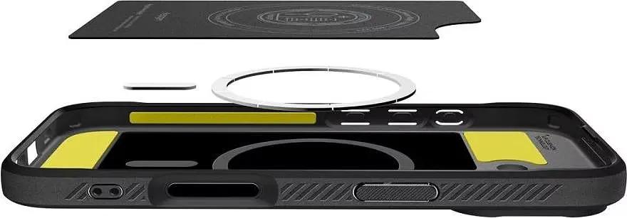 Чохол Spigen для iPhone 17, Rugged Armor MagFit, Matte Black teh0019358 - фото 6