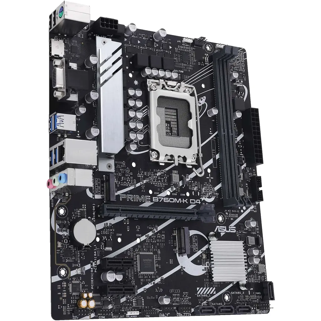 Материнська плата Asus Prime B760M-K D4 s1700 B760 2xDDR4 M.2 HDMI D-Sub mATX - фото 3