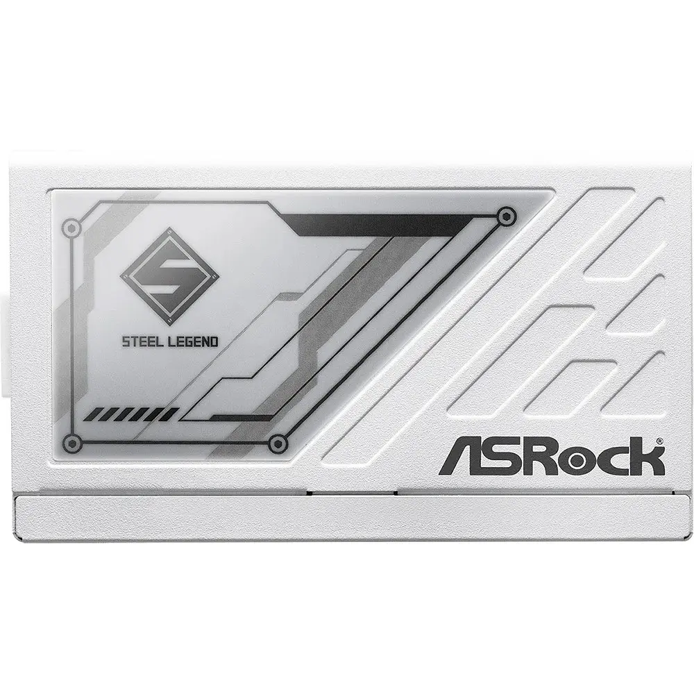 Блок живлення ASRock SteelLegend White SL-850GW ATX 3.1 135mm, 80+ Gold, Fully Modular, Retail 850W - фото 2
