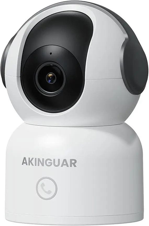 Камера відеоспостереження AKINGUAR Indoor Security Camera T2 2K Wi-Fi 360° з нічним баченням
