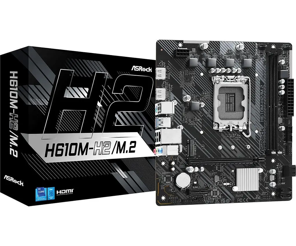 Материнська плата AsRock H610M-H2/M.2 (H610M-H2/M.2) (Socket 1700, Intel H610, ATX) - фото 5
