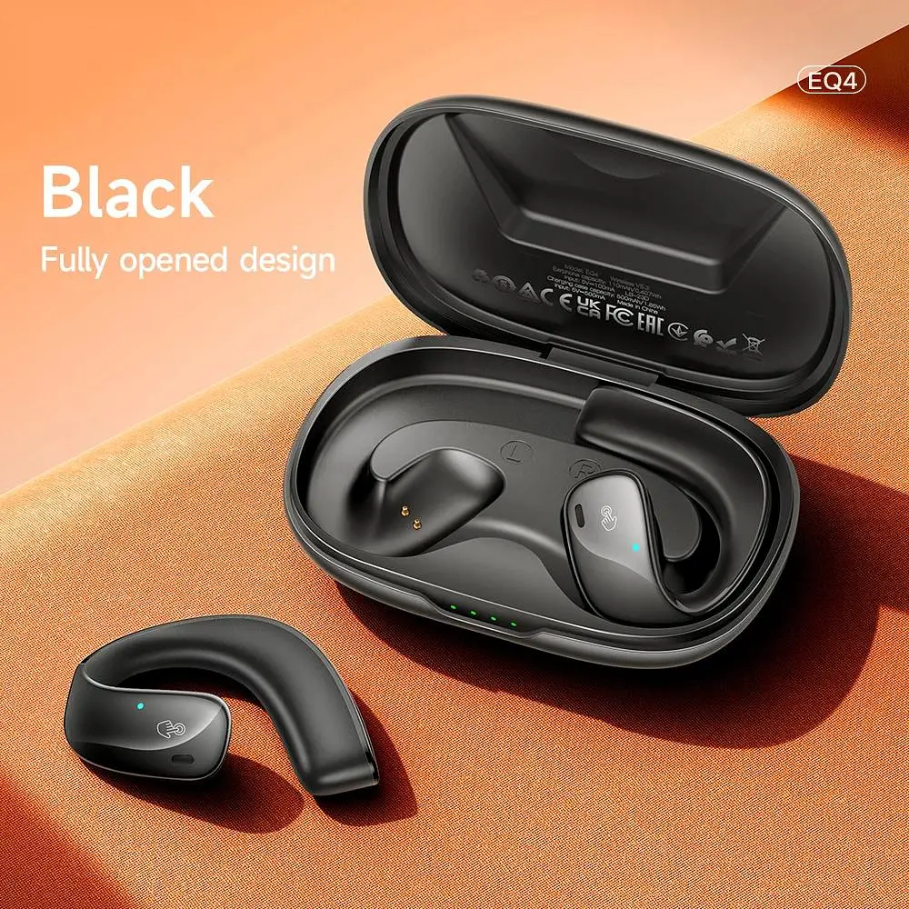 Наушники Hoco EQ4 Graceful TWS headset |BT5.3, 500mAh, 12h| black - фото 2