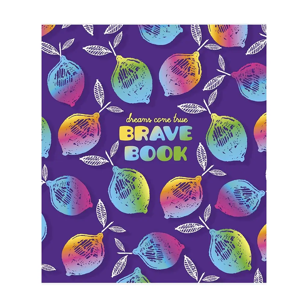Зошит Школярик Brave book 12 аркушів лінія (012-3022L), в асортименті - фото 4
