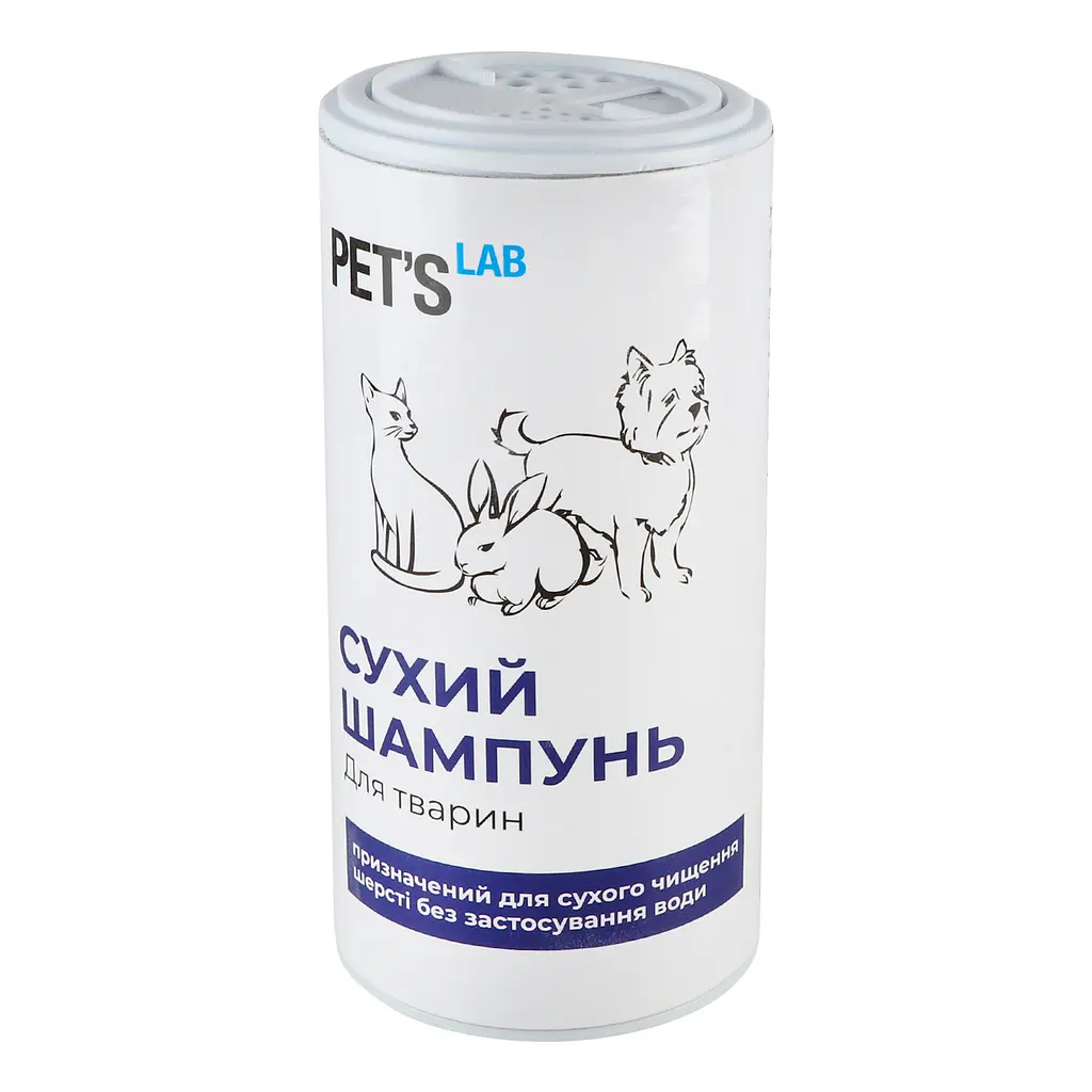 Сухий шампунь Pet's Lab для собак, котів, гризунів 180 г - фото 2