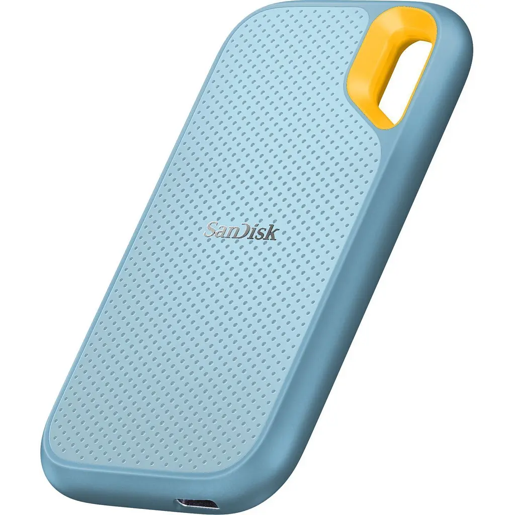 Зовнішній SSD накопичувач SanDisk Extreme Portable V2 1TB Sky Blue [SDSSDE61-1T00-G25B] [141139] - фото 4