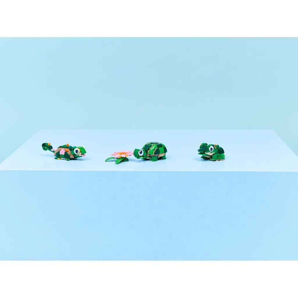 Конструктор LEGO Creator Черепаха з квіткою водяної лілії 124 деталі (31377) - фото 7