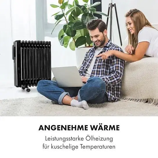 Масляный радиатор Klarstein Thermaxx Elevate Smart (10035277) Черный - фото 6
