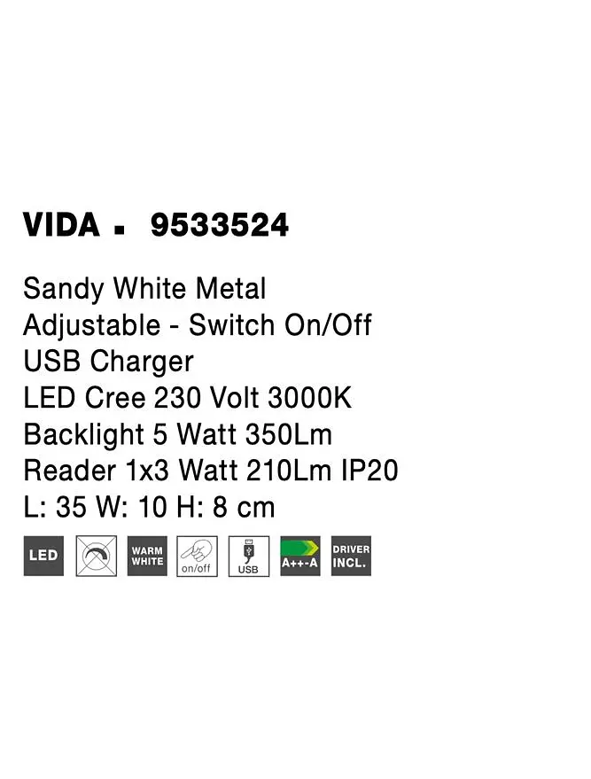 Світильник Nova Luce Vida 9533524 - фото 6
