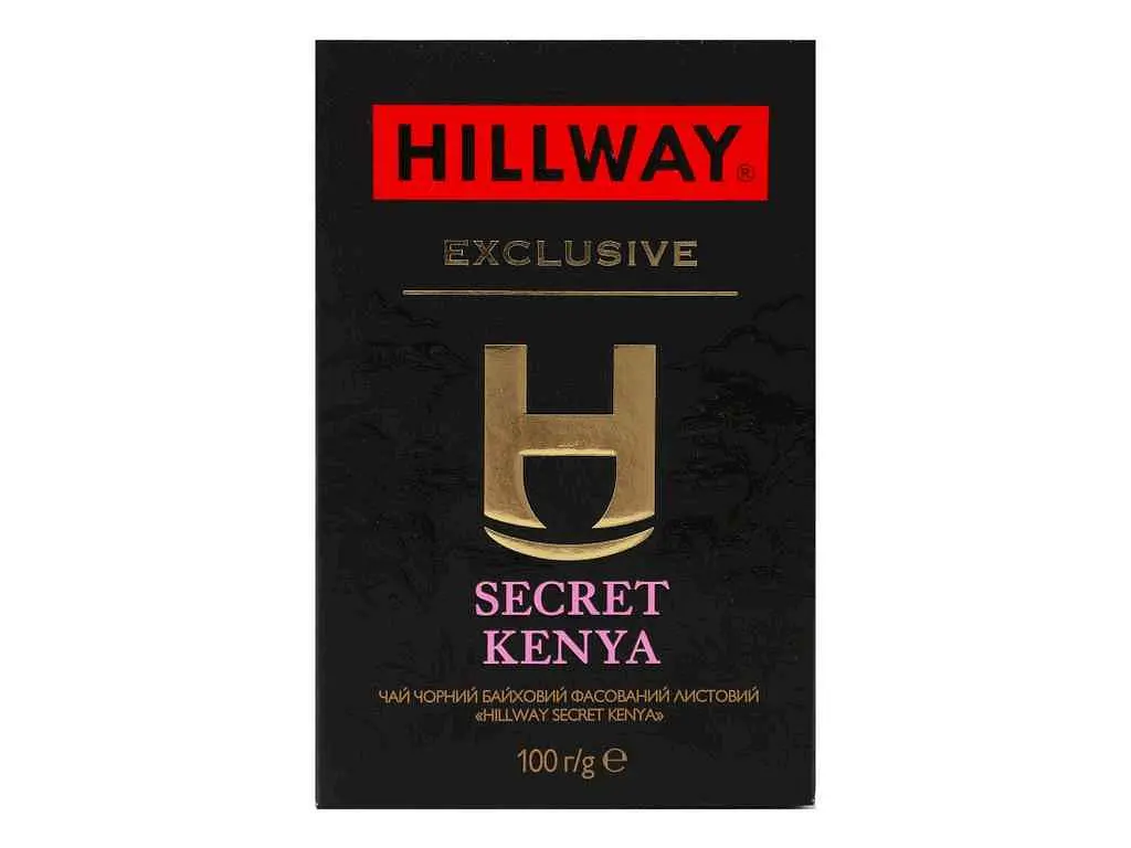 Чай фасований чорний Hillway 100 г Ексклюзив Secret Kenya