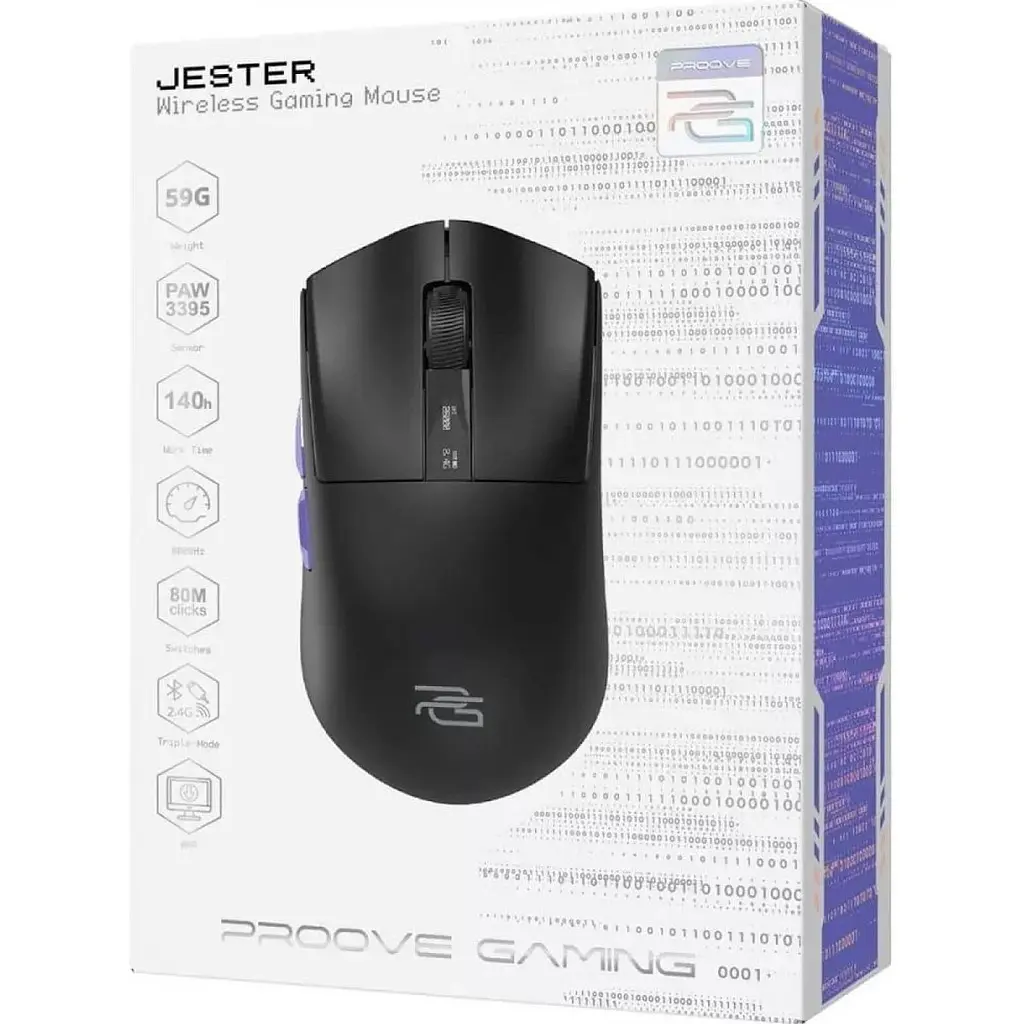 Миша Proove Jester 8K Black (WMJS00022001) [139423] - фото 7
