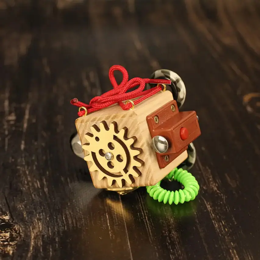 Развивающая игрушка Бизикуб Дорожный Temple Group TG200139 5х5х5 см - фото 7