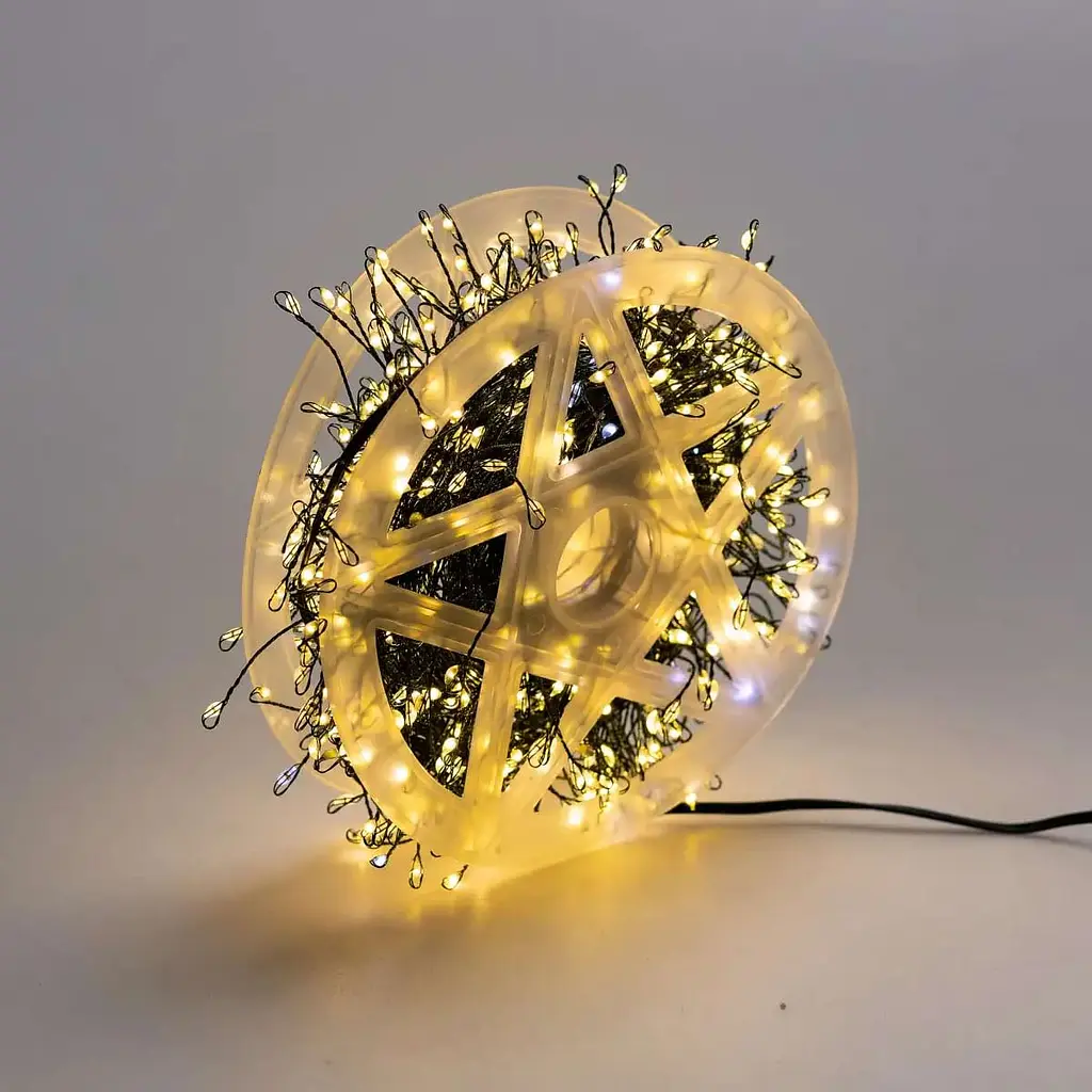 Гірлянда-нитка GarlandoPro Хвойна лапа 640 LED 30 м, жовто-блакитний (D1750Y) - фото 6