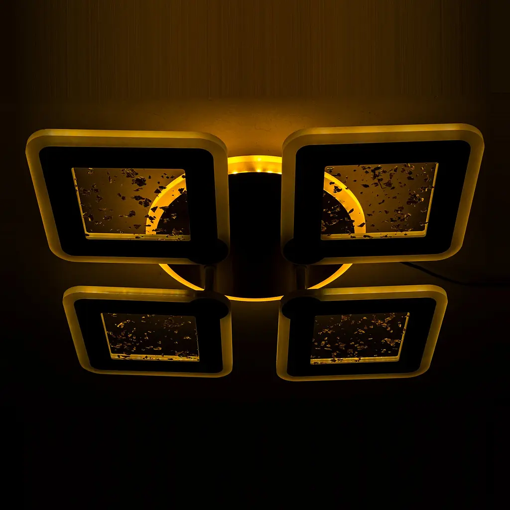 Люстра светодиодная Valeso V K39977-4 1 GD с пультом - фото 5