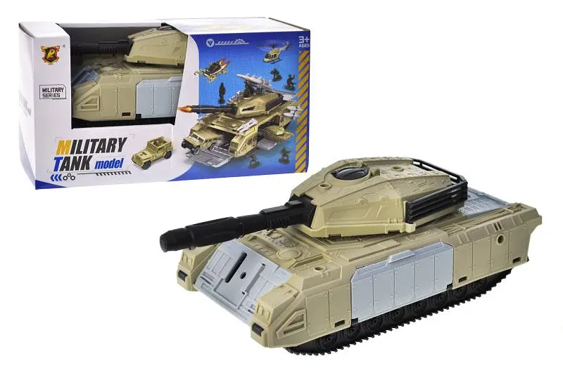 Іграшковий танк паркінг з військовою технікою Military Tank P921-A в коробці р.28х12, 9х14, 7см