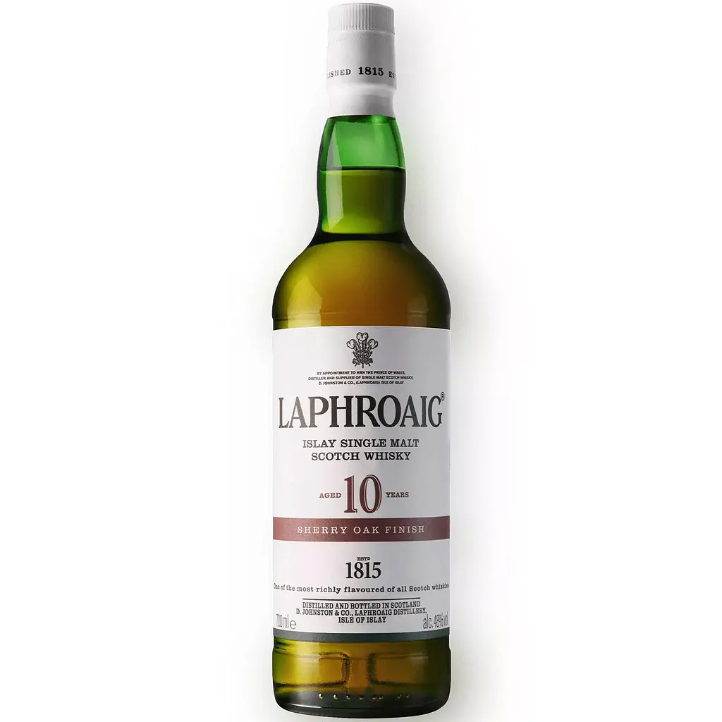 Віскі Laphroaig Sherry Oak 10 yo Single Malt Scotch Whisky 48% 0.7 л в тубусі  - фото 2