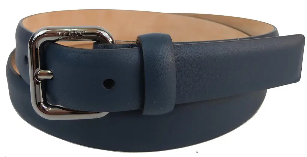 Ремінь жіночий Tod's 85-106 см 2.5 см шкіра Синій - фото 3