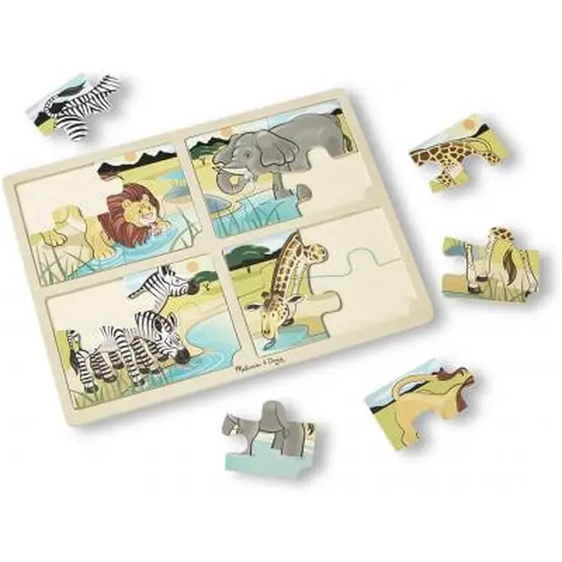 Пазл Melissa&Doug Мега 4 в 1 "Сафарі" (MD9366) - фото 2