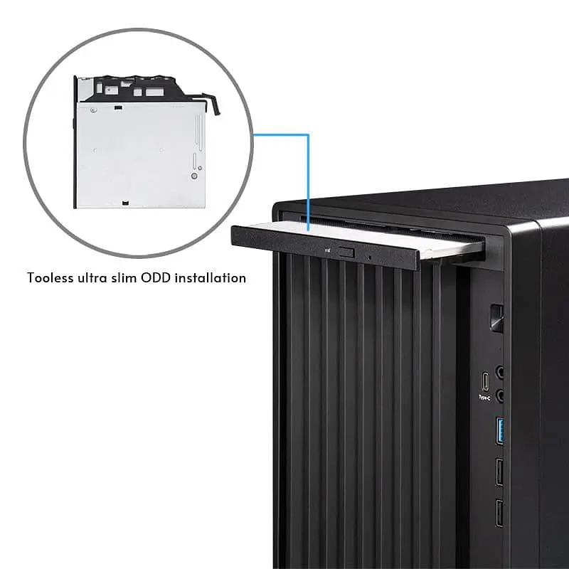 Корпус Chieftec UNI BS-20B-OP без БП Black (BS-20B-OP) - фото 9