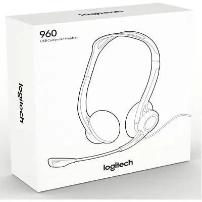Навушники Logitech PC 960 Stereo Headset USB (981-000100) - фото 9