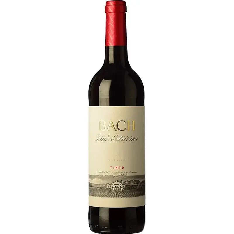 Упаковка вина Bach Extrisimo Tinto Seco DO Catalunya красное сухое 4.5 л (0.75 л х 6 шт.) - фото 2