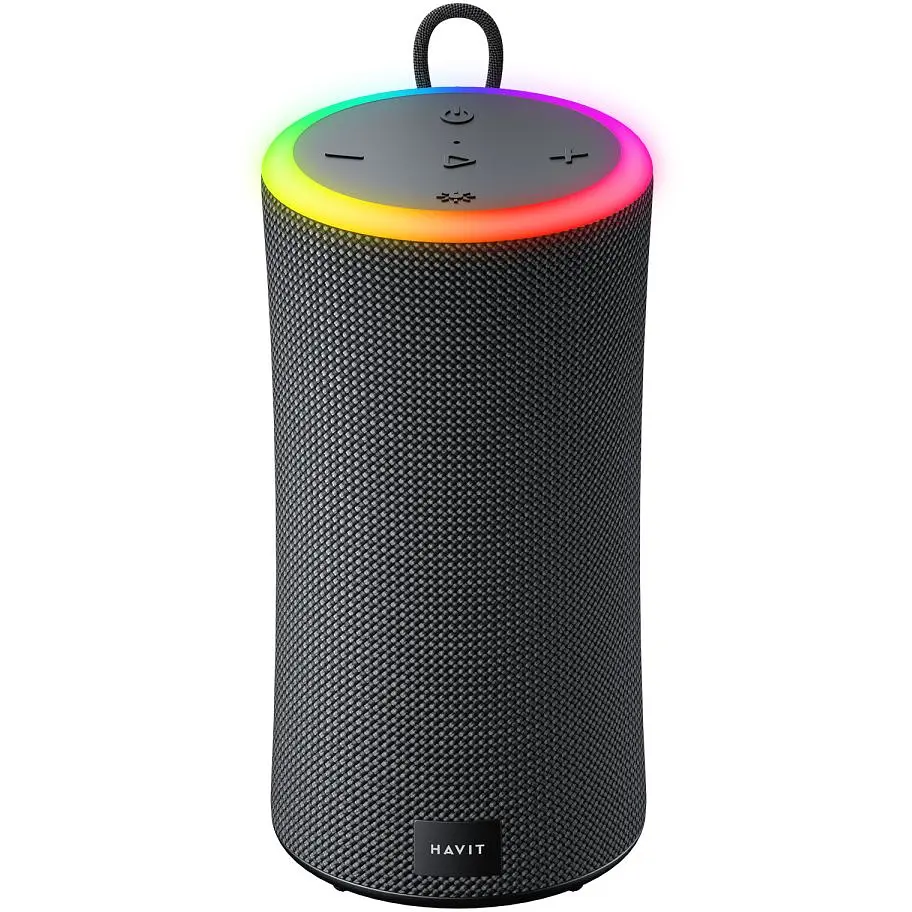 Портативная колонка Havit HV-SK833BT 20W RGB black (HV-SK833BT) - фото 4