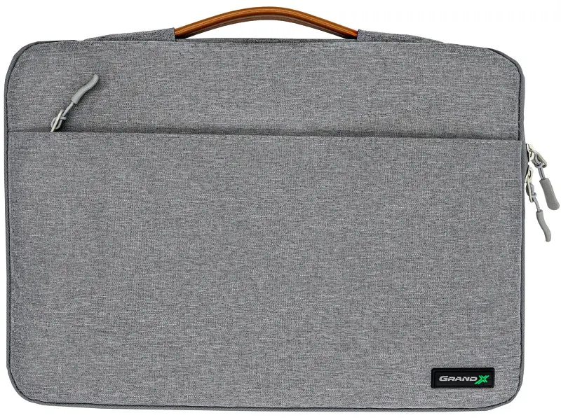 Чохол-сумка для ноутбука Grand-X SLX 14″ Grey (SLX-14G) - фото 5