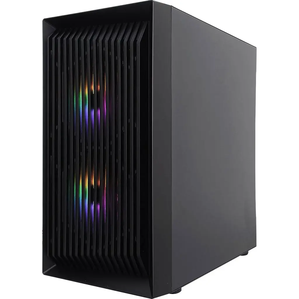 Корпус 1stPlayer BS-2-BK-3F1 Black [134425] - фото 3