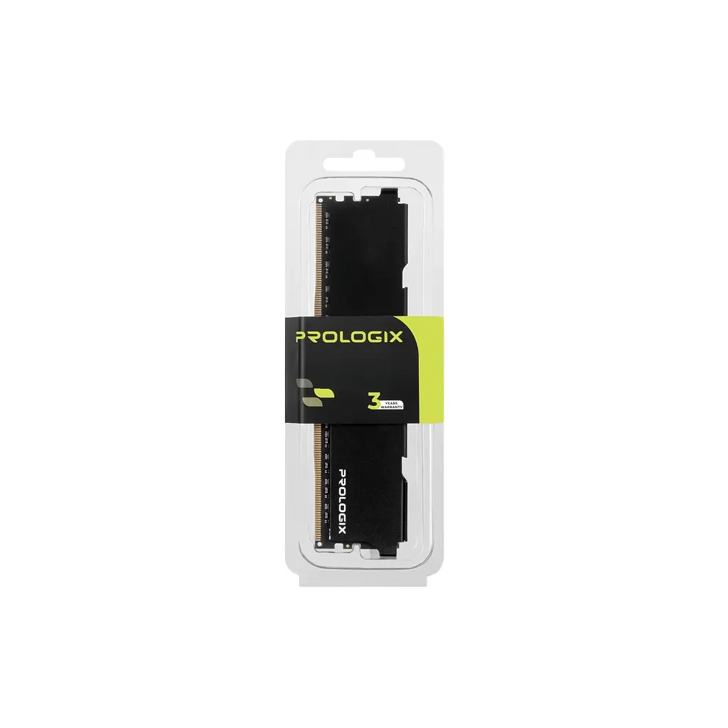 Модуль пам'яті для комп'ютера DDR4 16GB 3200 MHz Black Prologix (PRO16GB3200B4) - фото 5