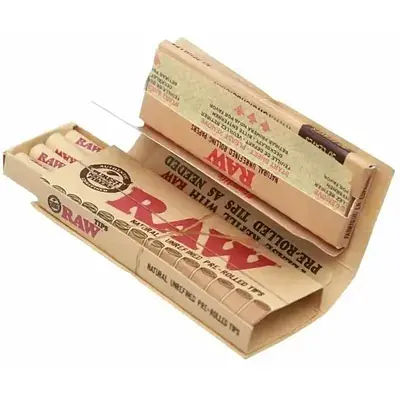 Папір для самокруток Raw Connoisseur 1 ¼ + Prerolled - фото 2
