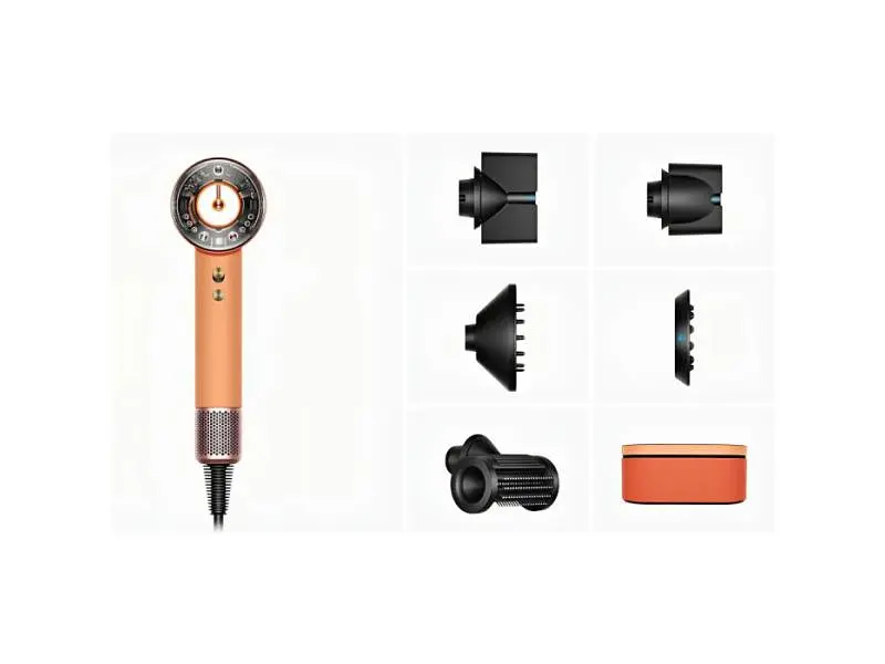 Фен Dyson Supersonic HD16 Nural Straight/Wavy Ceramic Apricot/Topaz (176964-01) - фото 3
