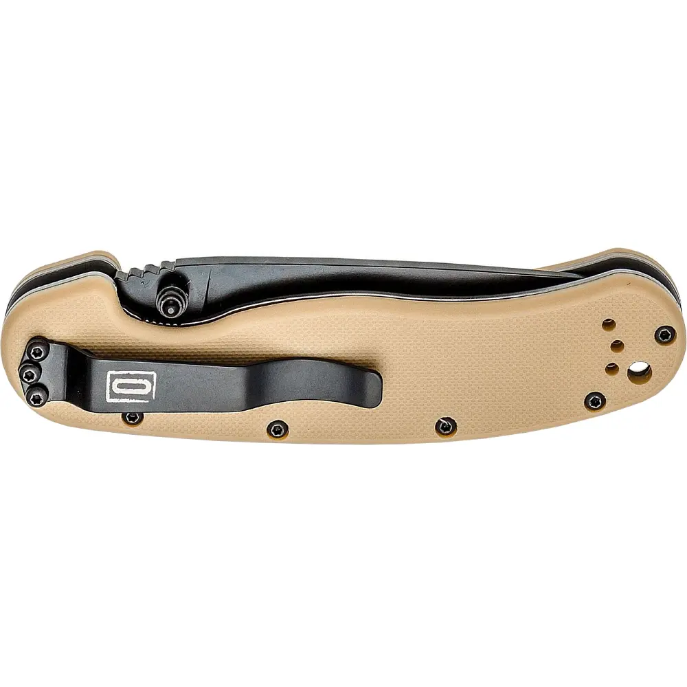 Ніж Ontario Knife RAT I AUS-8 BB Desert Tan - фото 3