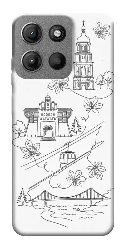 TPU чохол Demsky Kyiv spirit для Motorola Moto G15 4G
