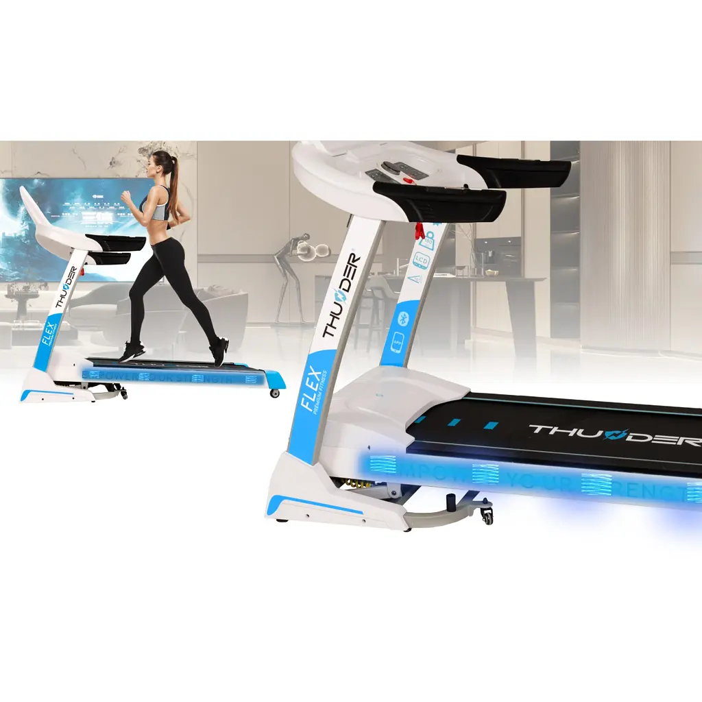 Беговая дорожка THUNDER Flex-S White - фото 6