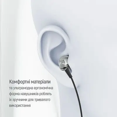 Навушники ColorWay Slim 3.5 мм Wired Earphone Blast 1 Black (CW-WD01BK) - фото 10