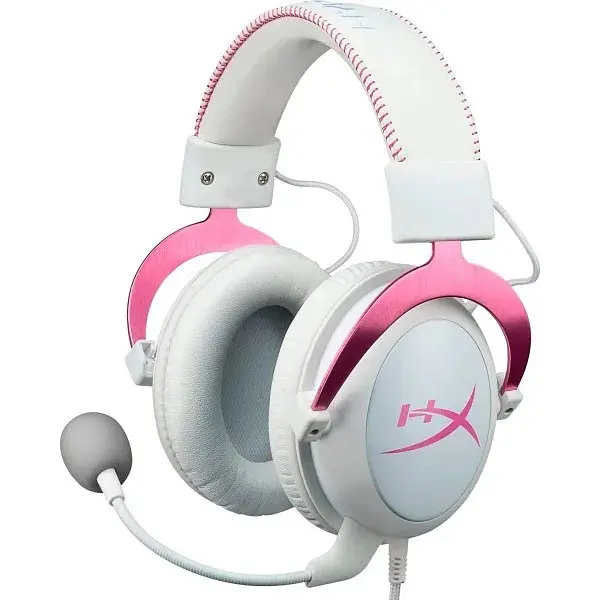 Ігрові навушники з мікрофоном HyperX Cloud II (KHX-HSCP-PK) рожеві - фото 2