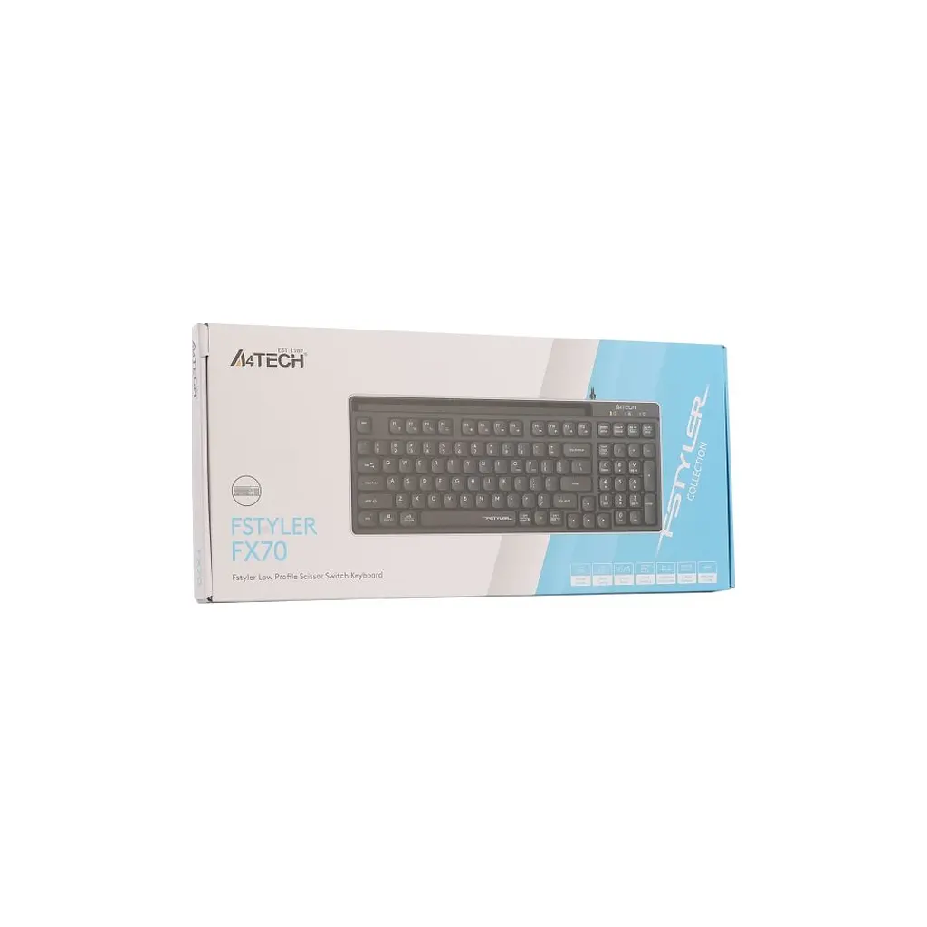 Клавіатура A4Tech FX70 USB Black (4711421001861) - фото 9