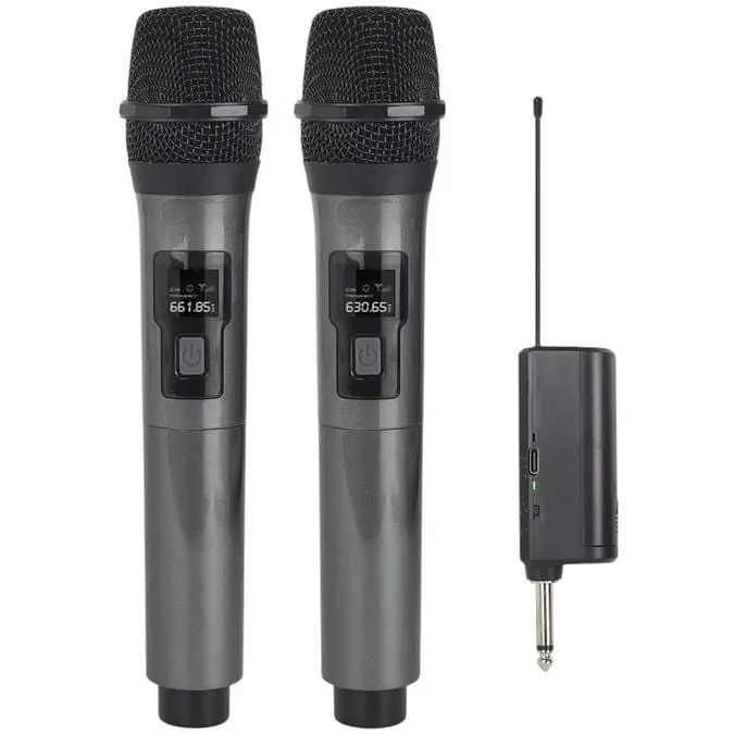 Комплект мікрофонів із приймачем Savetek Nectronix WM-2 UHF 2 шт (101158)