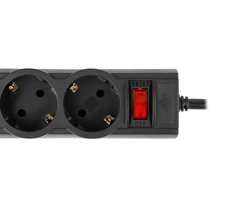 Сетевой фильтр-удлинитель LogicPower LPX5 2m Black - фото 4