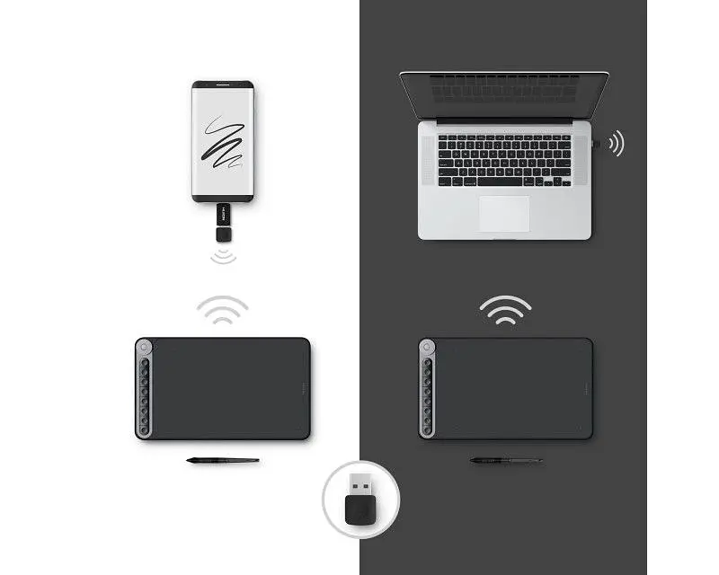 Графічний планшет Huion Inspiroy Dial Q620M [65888] - фото 7