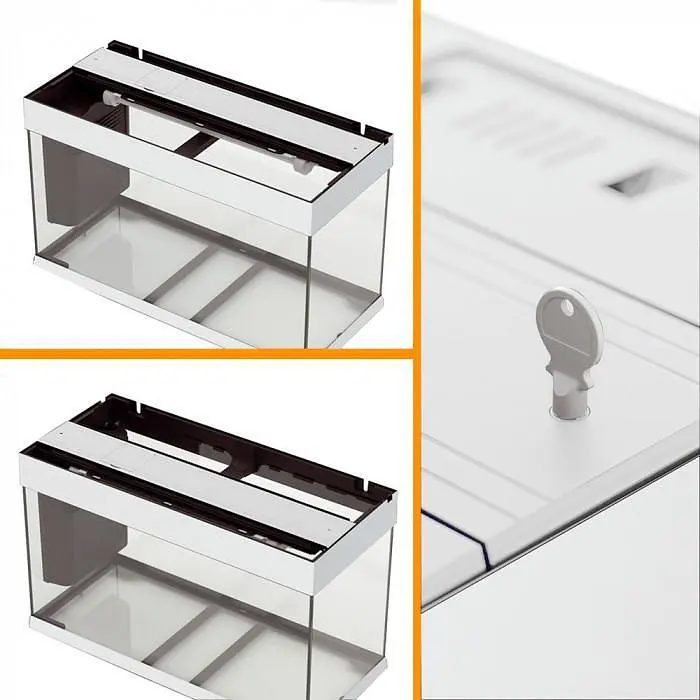 Акваріум Ferplast DUBAI 100 WHITE - 190 L 101 x 41 x h 53 cm - фото 6