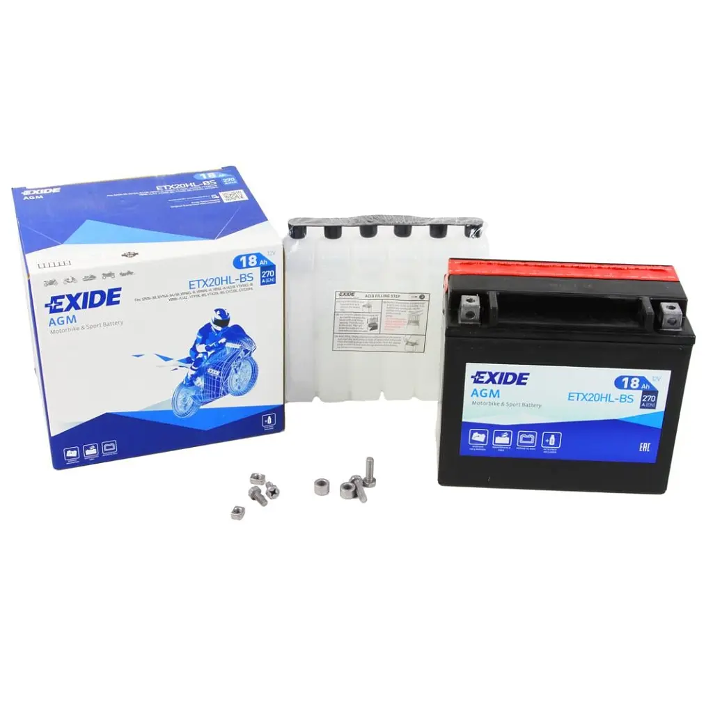 Акумулятор автомобільний EXIDE AGM 18Ah Єв (-/+) (270EN) (ETX20HL-BS) - фото 3
