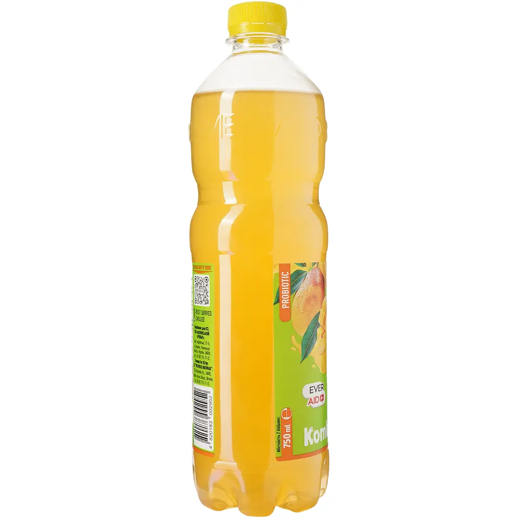 Напій комбуча Ever Aid 100% Mango слабогазований 0.75 л - фото 5