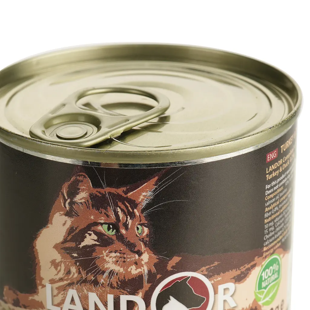 Влажный корм для котят Landor индейка с уткой 200 г - фото 3