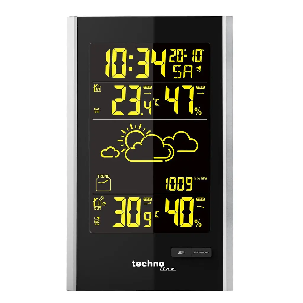 Метеостанція Technoline WS9060 Black/Silver (WS9060) - фото 4
