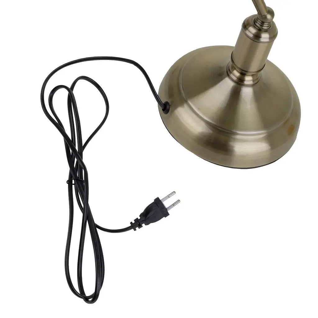 Настільна лампа Brille банківська зелена MTL-52 E27 AB - фото 4