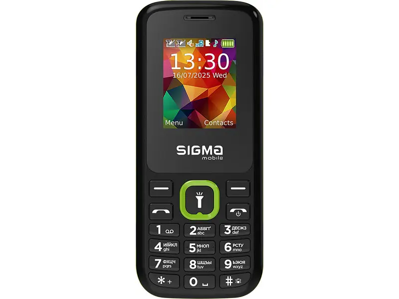 Мобільний телефон Sigma mobile X-style 171 MINI Black-green