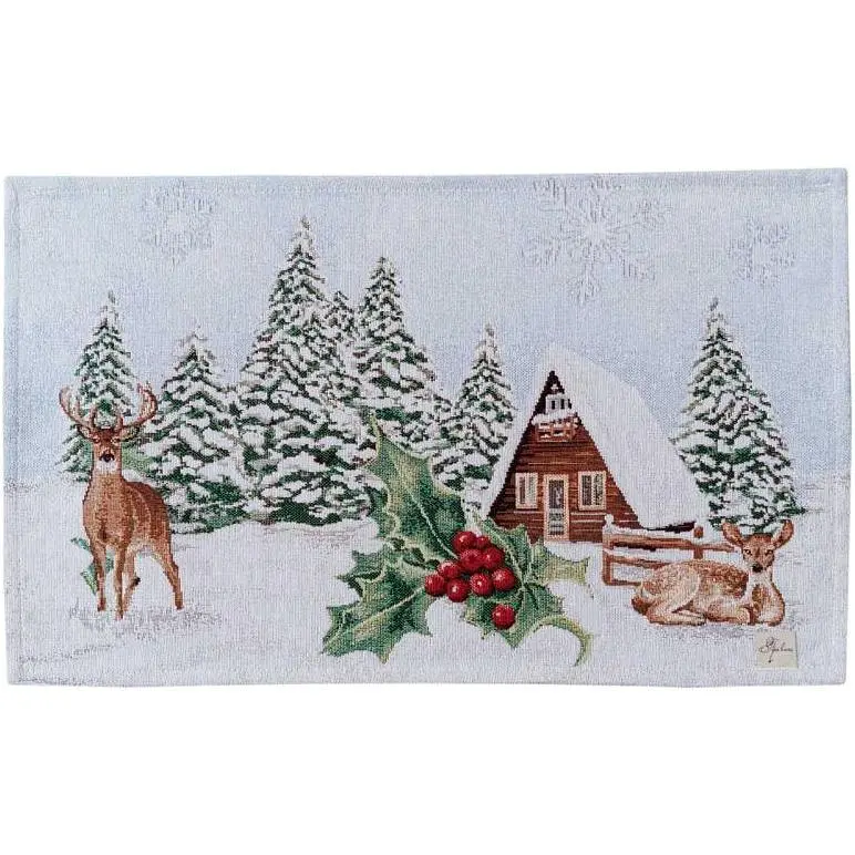 Серветка гобеленова Прованс Squirrel з люрексом 30 x 50 см (41799) - фото 4