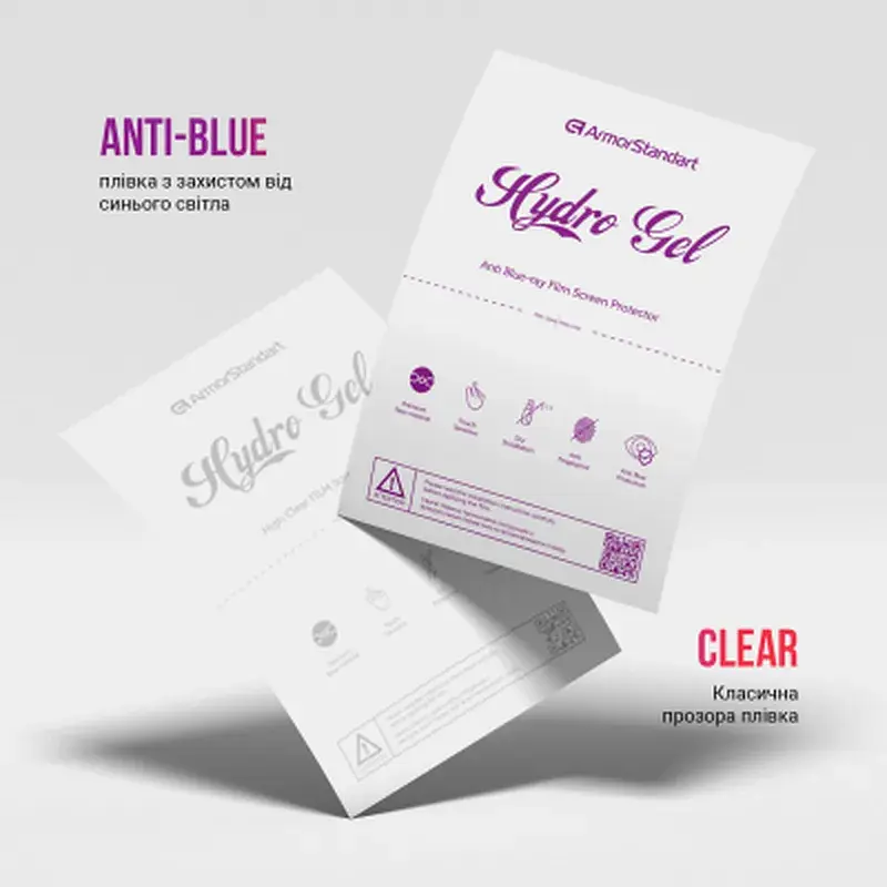 Плівка захисна Armorstandart Kit Clear + Anti-Blue Samsung A25 5G (A256) (ARM80686) - фото 2