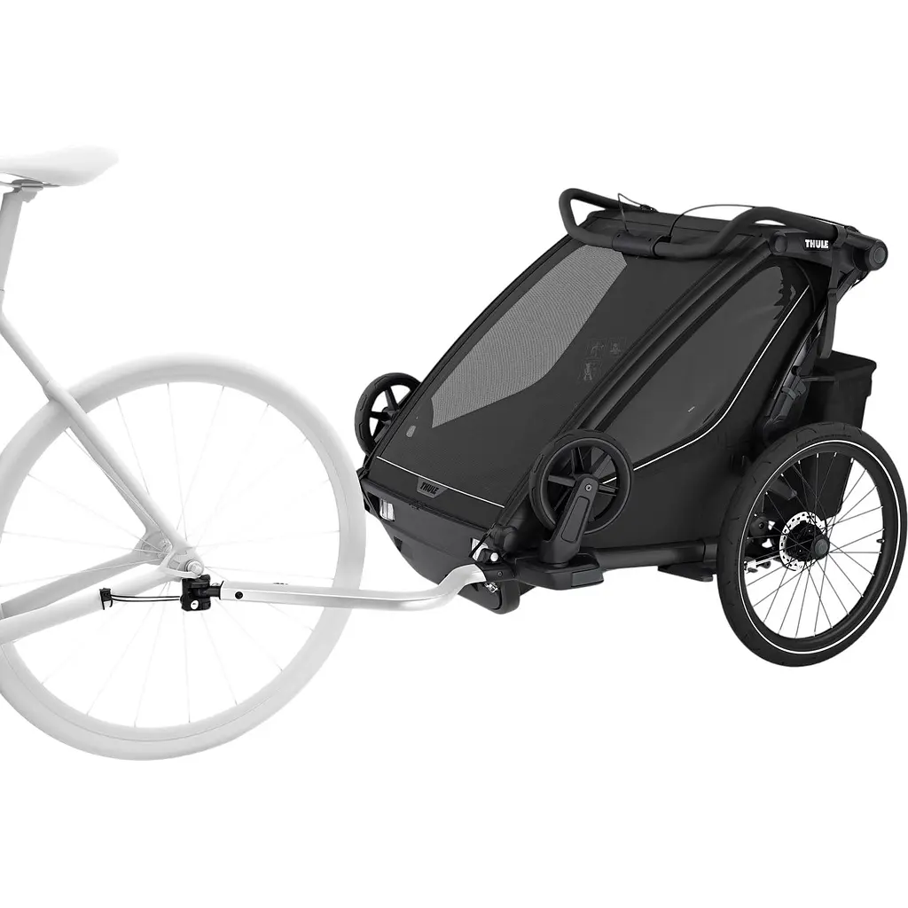 Дитяча коляска Thule Chariot Sport 2 Double (Black) (TH 10201031) - фото 6